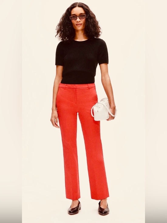 J. Crew Pants - J.Crew Autumn Pop Low Rise Stretch Cropped Casual Everyday Pant Womans Size 6